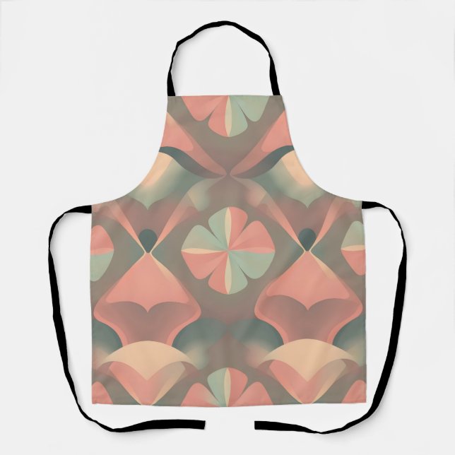 Tablier Artistique Vibrant - Patte couleur douce s (Recto)