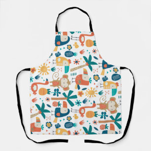 Tablier Arts Jardins tropicaux