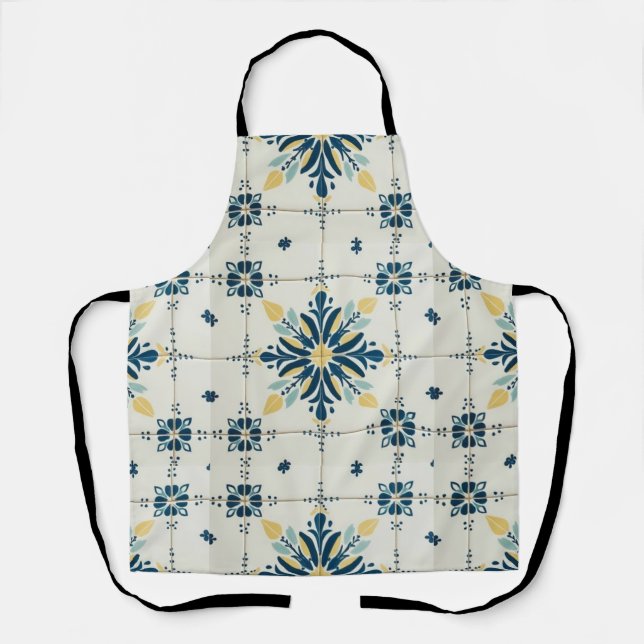 Tablier Atomic Starburst Retro Mid Century Modern (Recto)