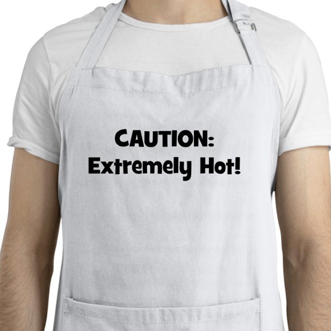 Tablier Attention Humour extrêmement chaud (Créateur téléchargé)