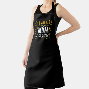 Tablier Attention Maman est Cuisine