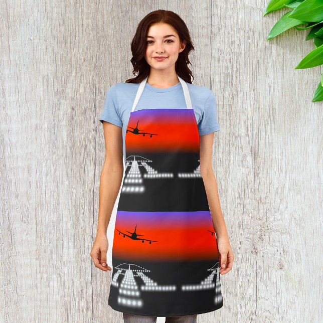 Tablier Atterrissage nocturne de l'avion (Créateur téléchargé)