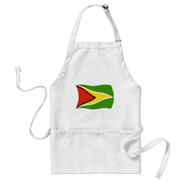 Tablier au drapeau de Guyana (Devant)