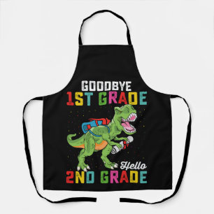Tablier Au revoir CE1 Bonjour CE2 T Rex Dinosaure