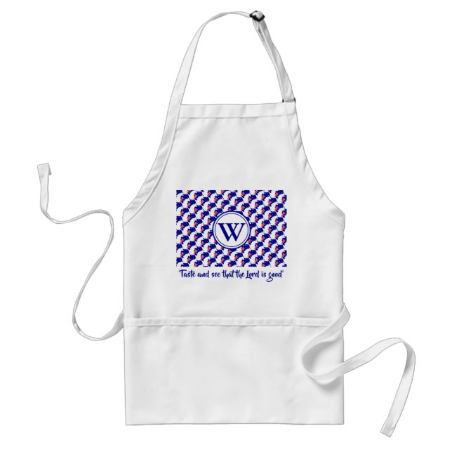 Tablier AUSTRALIE Christian | Goûter et voir | Monogramme (Devant)