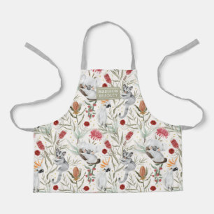 Tablier Australien Koala Cockatoos Proteas Personnalisé