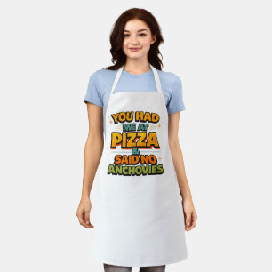 Tablier Autocollant de citation drôle de pizza – « Vous m'