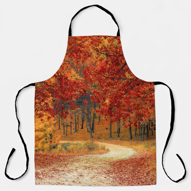 Tablier automne dans la forêt (Recto)