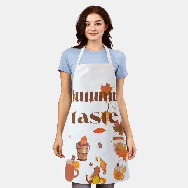 Tablier Automne Goûter Automne Harvest Apron avec Café & M (Porté)
