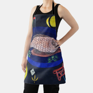 Tablier Autour du poisson, Paul Klee