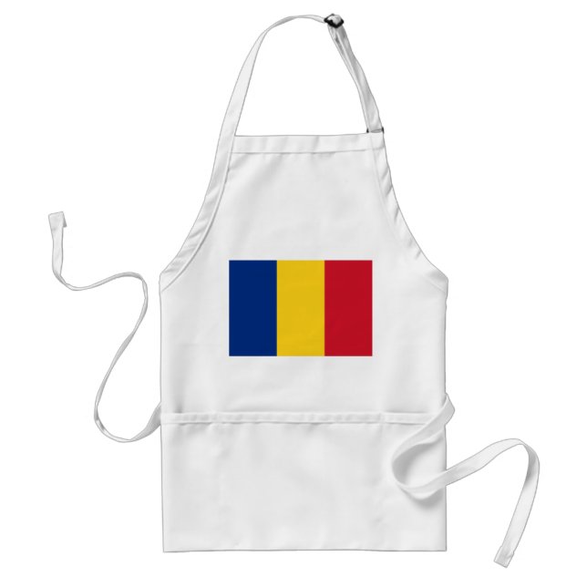 Tablier avec Drapeau de Roumanie (Devant)