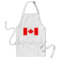 Tablier avec drapeau du Canada