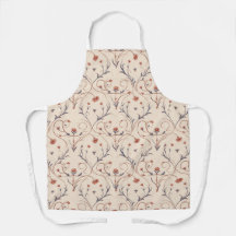 Tablier avec impression intégrale de vigne Amour,