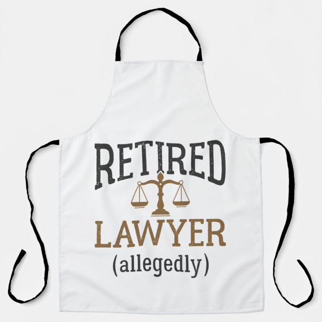 Tablier Avocat à la retraite présumé Avocat à la retraite (Recto)