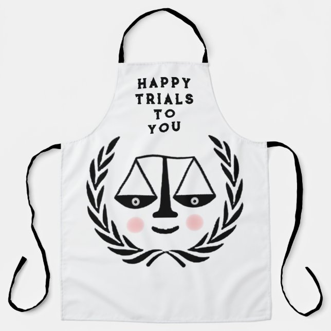 Tablier Avocat amusant Adulte Apron (Recto)