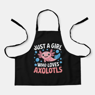 Tablier Axolotl Kawaii Juste Une Fille Qui Aime Les Axolot