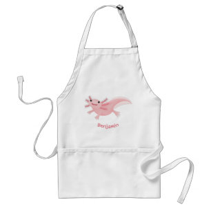 Tablier Axolotl rose pâle