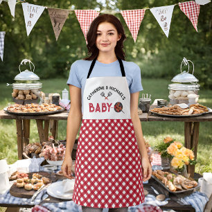 Tablier Baby shower barbecue barbecue pour bébé-Q