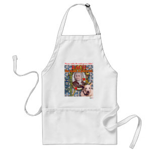 Tablier Bach dans la cuisine