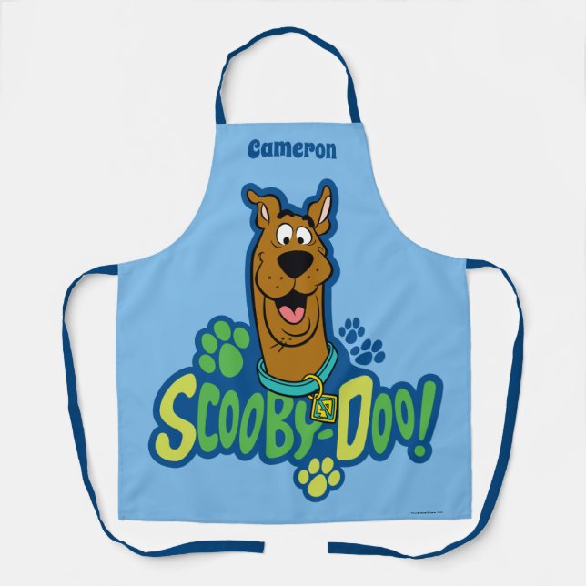 Tablier Badge de caractère Empreinte de patte Scooby-Doo (Recto)