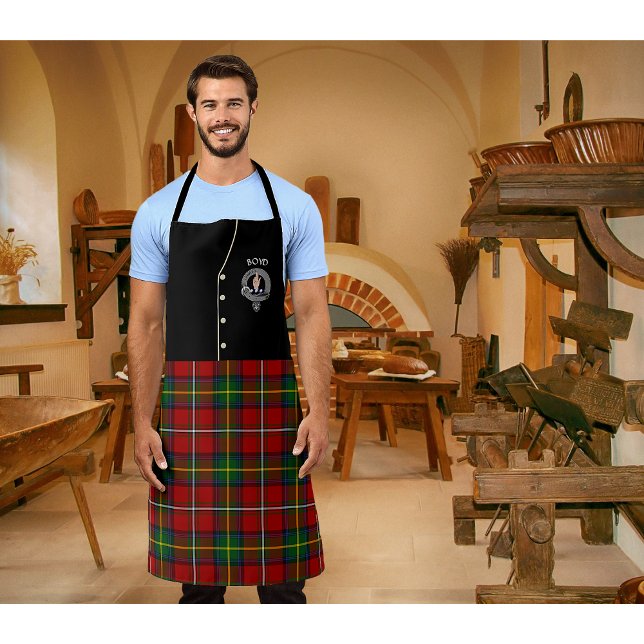 Tablier Badge de Clan Boyd & Tartan Kilt (Créateur téléchargé)