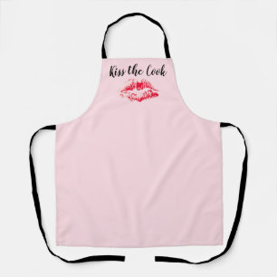 Tablier Baiser rose pâle Cuisine Cuisine Saint Valentin C