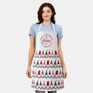 Tablier Baking de Noël amusant avec mes Gnomies