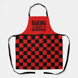 Tablier Baking superpower mot art