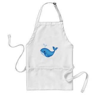 Tablier Baleine bleue