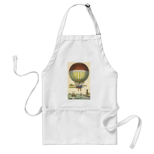 Tablier Ballon à air chaud à vapeur de science-fiction vin (Devant)