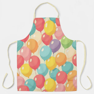 Tablier Ballons de fête de différentes couleurs