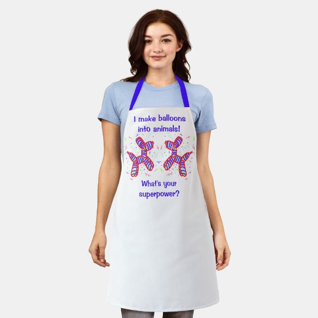 Tablier Balloon Animaux Superpower Twister Apron (Porté)