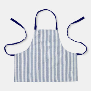 Tablier Bande à cocher bleue Enfants Apron
