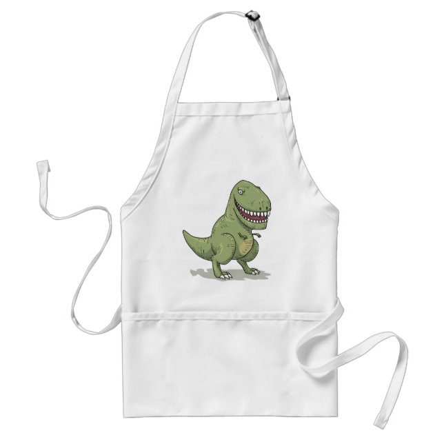 Tablier Bande dessinée du dinosaure T Rex (Devant)