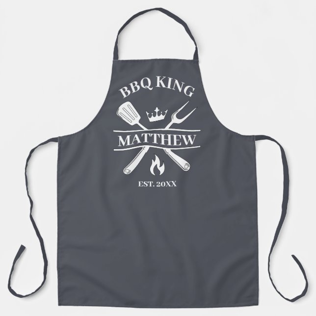 Tablier Barbecue BBQ King Personnalisé (Recto)