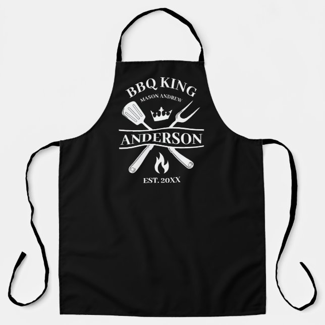 Tablier Barbecue BBQ King Personnalisé (Recto)