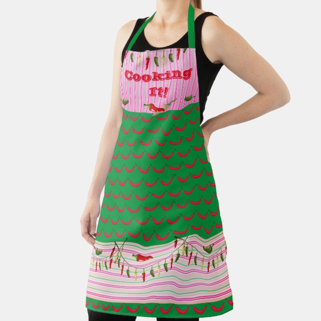 Tablier Barbeque Time Hot Popers Apron (Insitu)