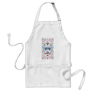 Tablier barbershop sugar skull