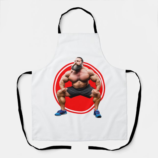 Tablier Barbu Musclé (Recto)