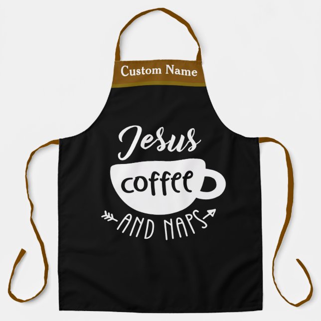 Tablier Barista Apron - Cadeau Personnalisé Pour Louveur D (Recto)