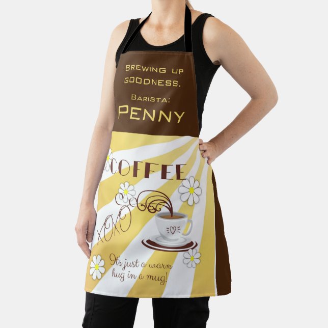 Tablier Barista Apron | Café, Bras chaud dans une Mug (Insitu)