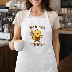 Tablier Barista Fille – Cadeau Mignon pour Amateur de Café