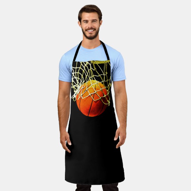 Tablier Basket-ball I Love (Porté)