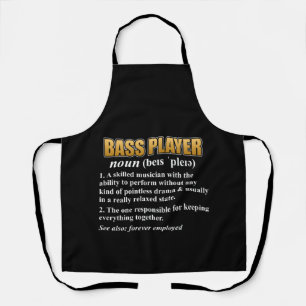 Tablier Bass Player Définition Guitare Music Musicien Grap