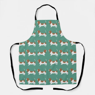 Tablier Basset Hound Allover Apron