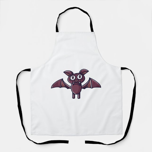 Tablier Bat d'Halloween (Recto)