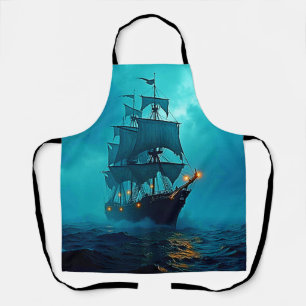 Tablier Bateau fantôme sur le design Stormy Seas