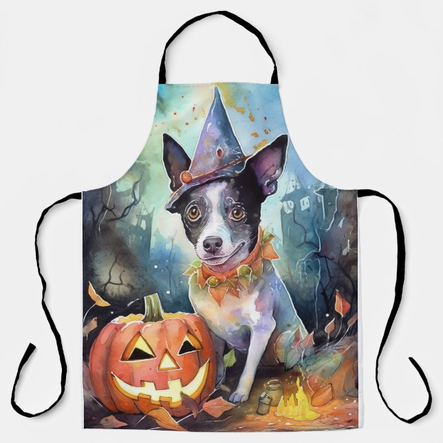 Tablier Battle australienne d'Halloween avec la peur Citro (Recto)