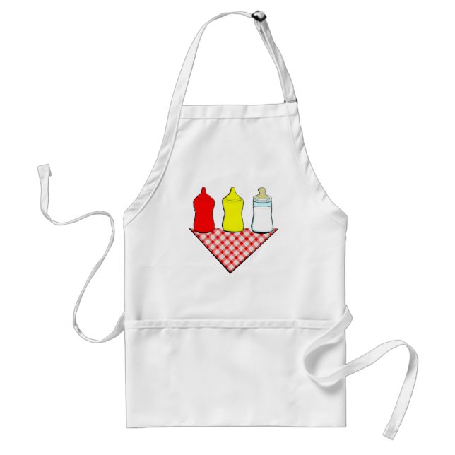 Tablier BBQ baby shower (Devant)