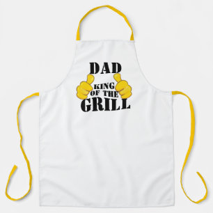 Tablier BBQ Lover Griller Papa King of the Grill Funny Men